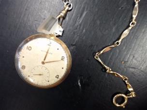 Wittnauer pocket shop watch vintage